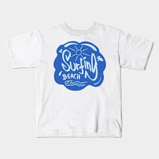 Surf beach Kids T-Shirt